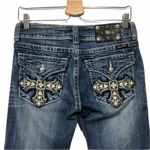 MISS ME Boot Cut Jeans Sz 27 JP50446B10